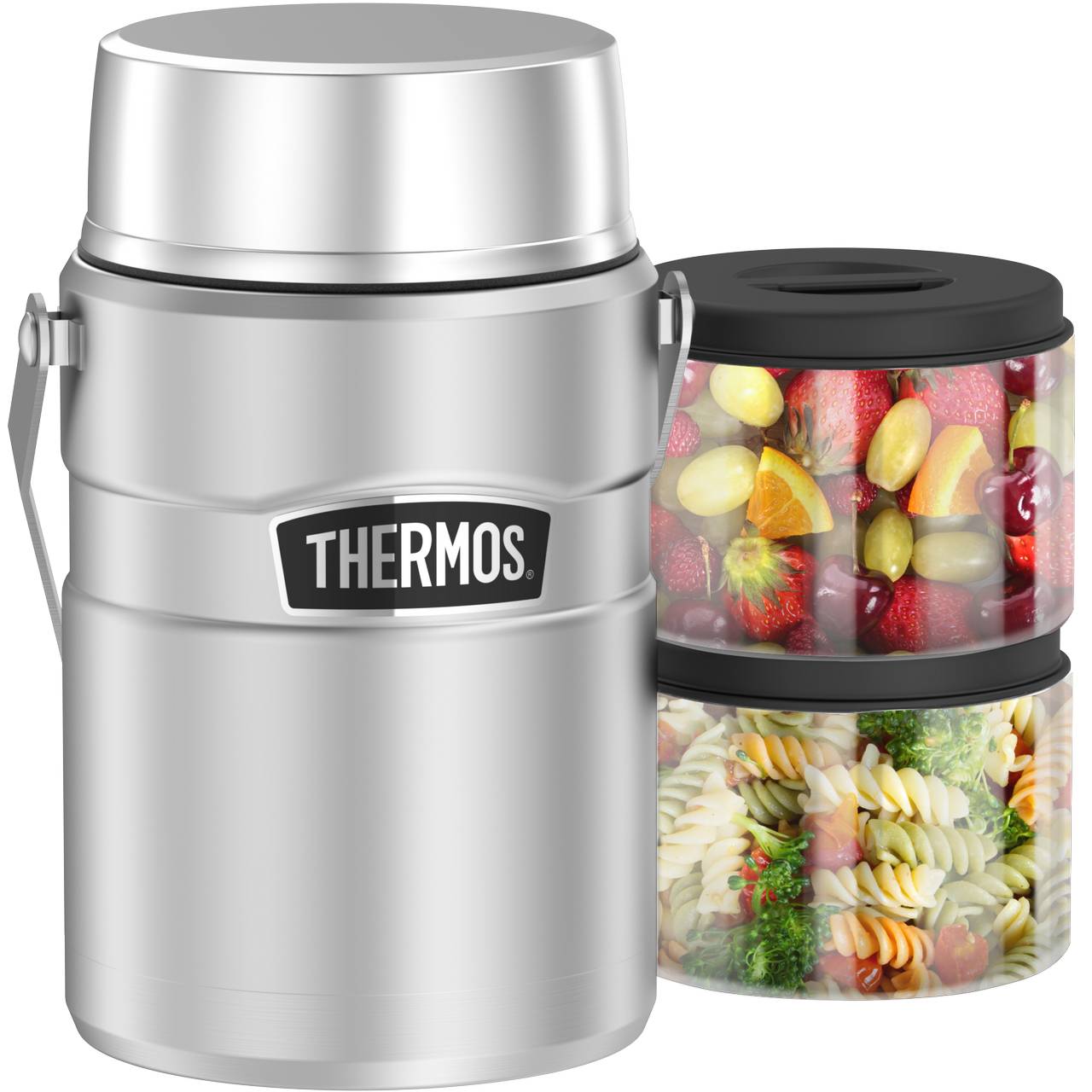 STAINLESS KING FOOD JAR 1,20 l