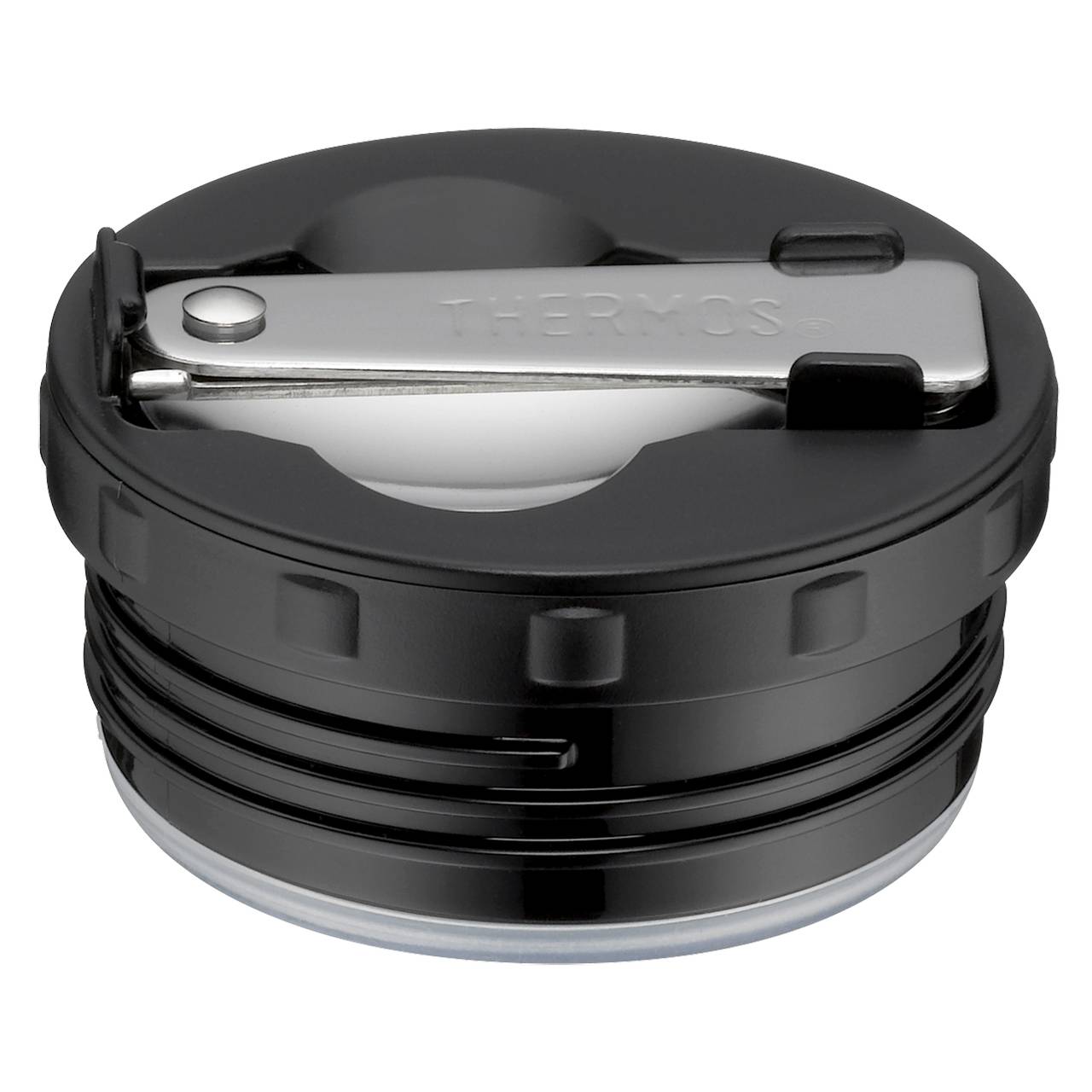 Drehverschluss mit Löffel für 4001, stainless steel / black