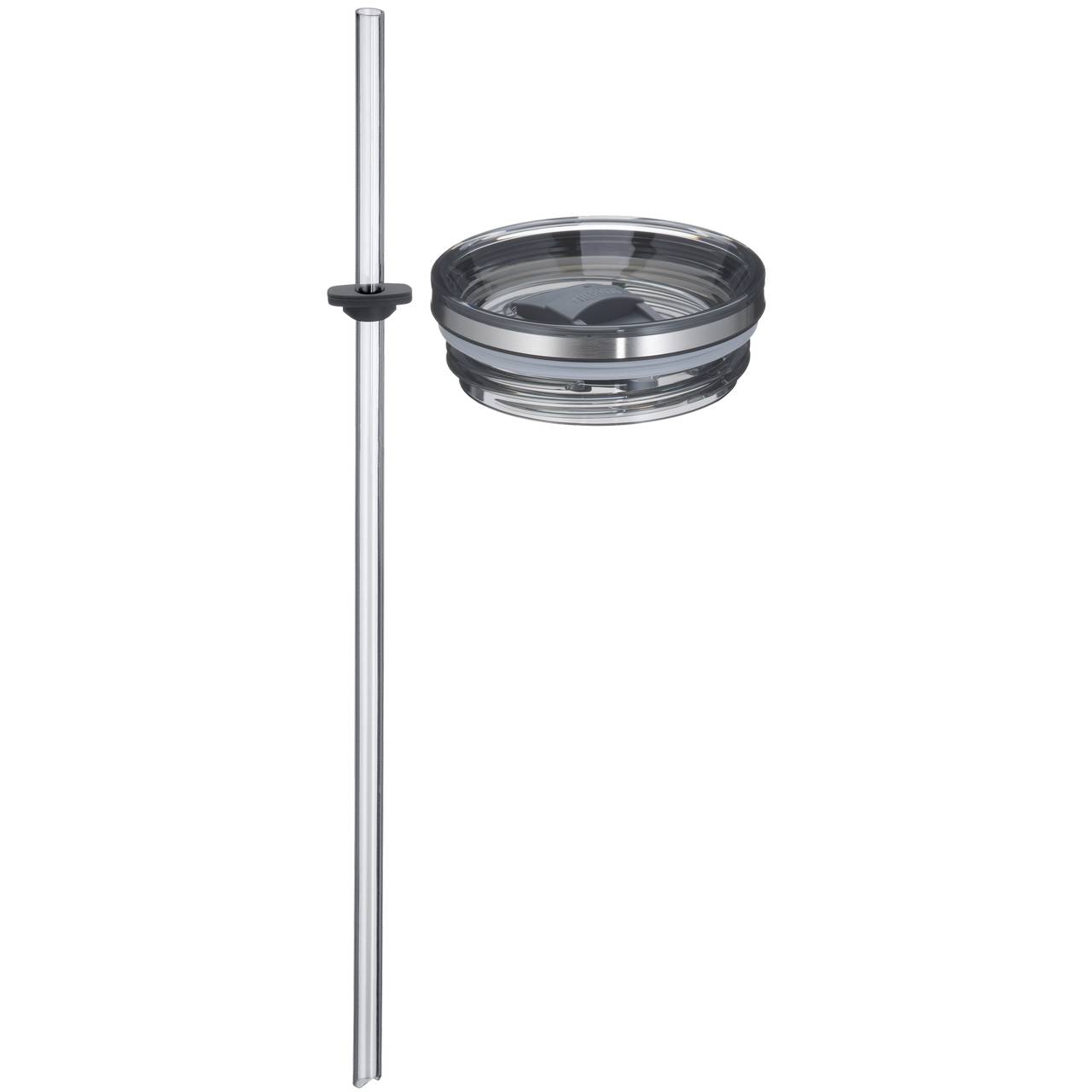 Deckel und Strohhalm mit Dichtung (schwarz) für 4140 1,1l