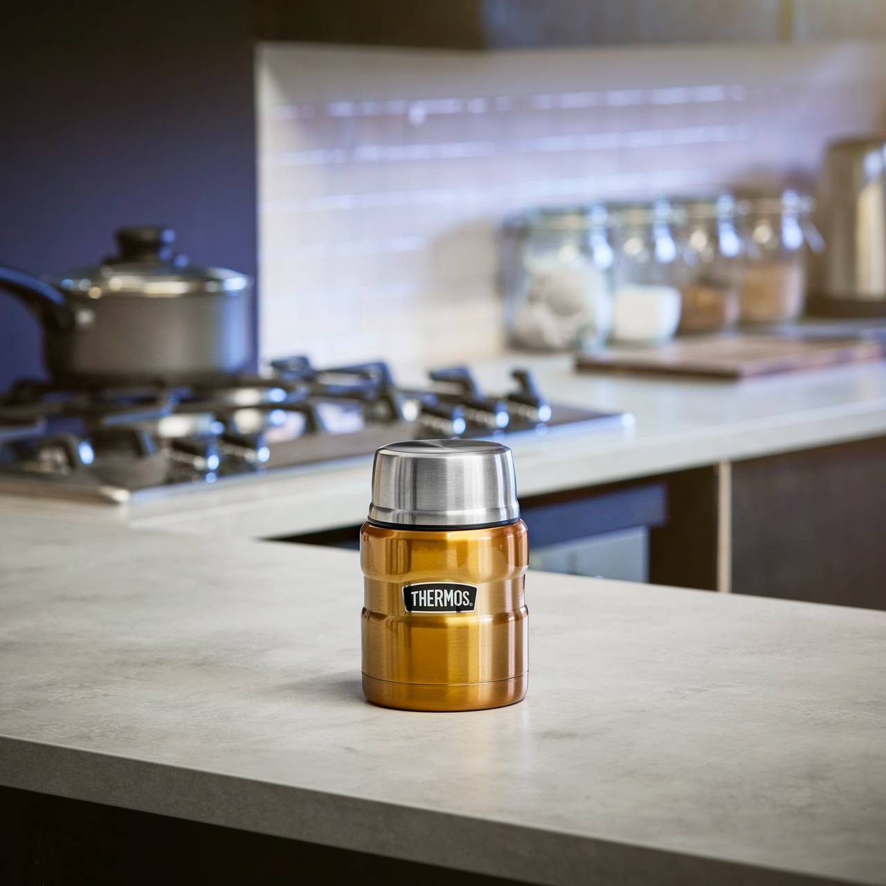 STAINLESS KING FOOD JAR 0,47 l