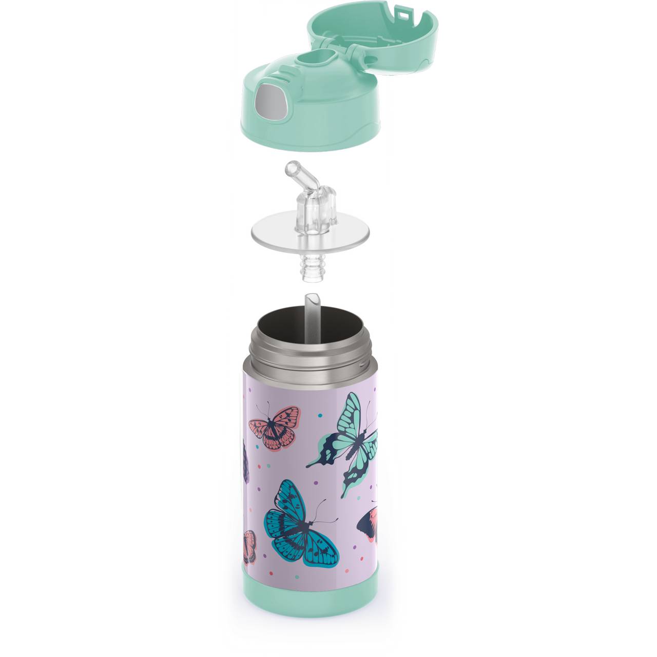 FUNTAINER STRAW BOTTLE 0,35 l