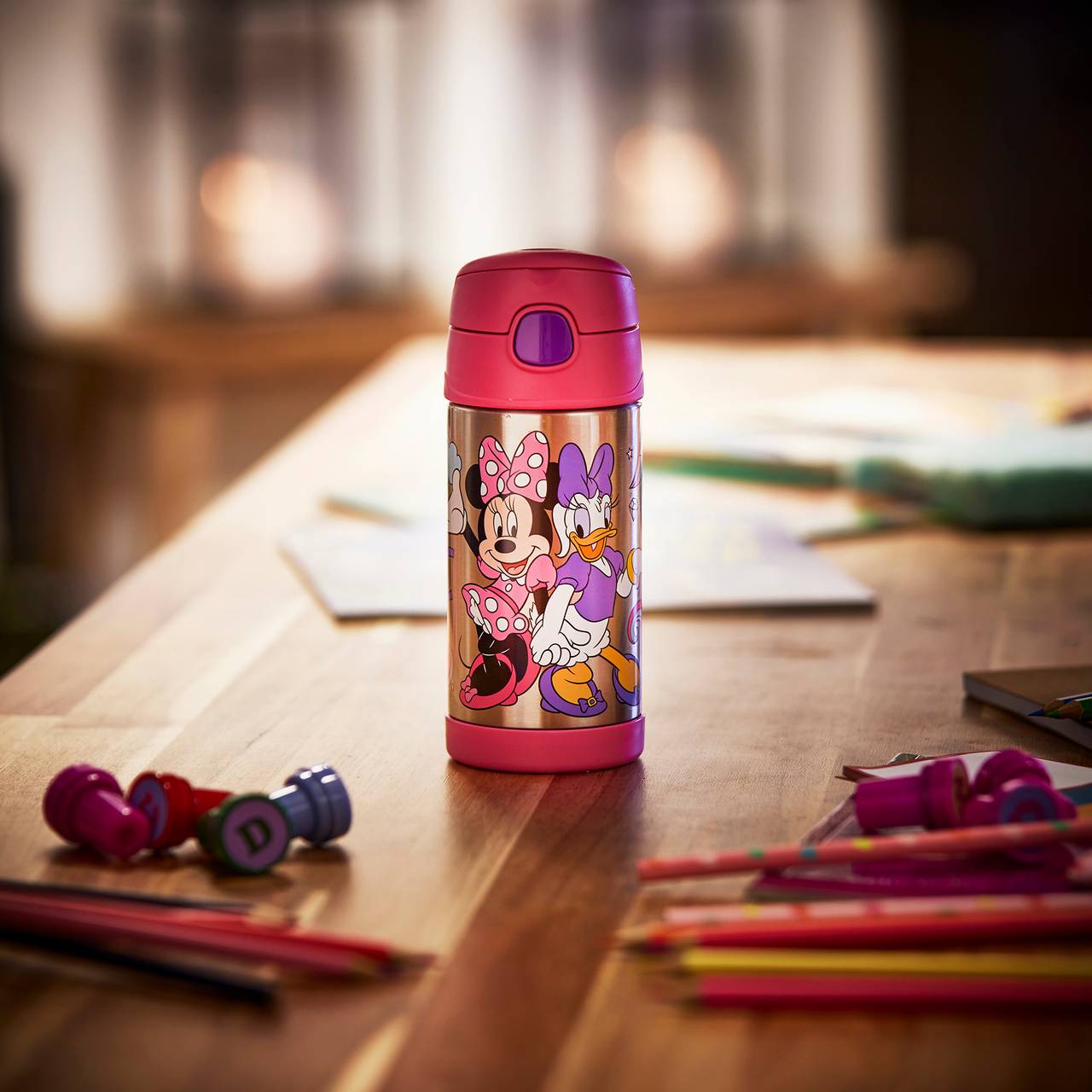 FUNTAINER STRAW BOTTLE DISNEY 0,35 l