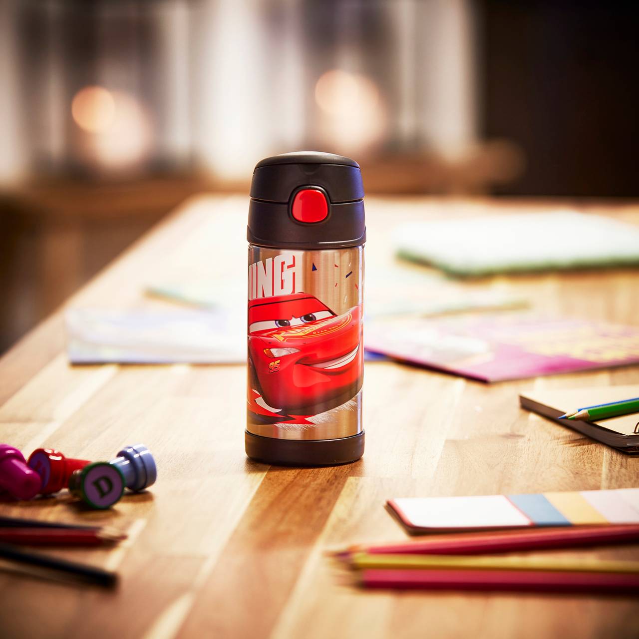 FUNTAINER STRAW BOTTLE DISNEY 0,35 l