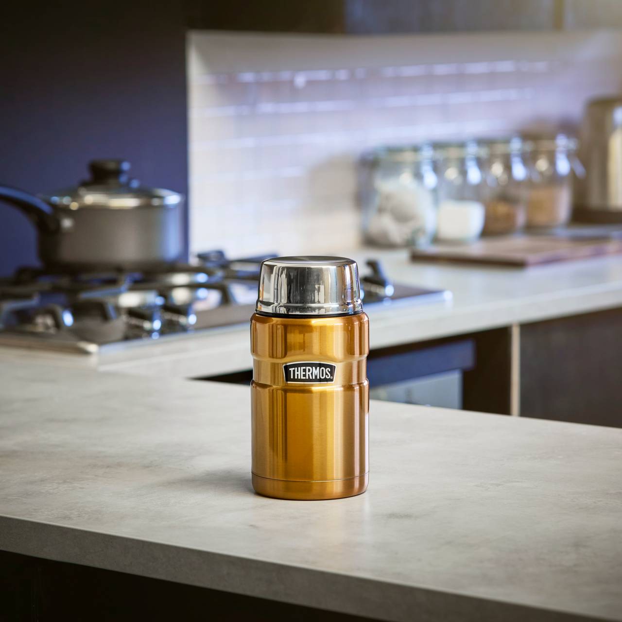 STAINLESS KING FOOD JAR 0,71 l