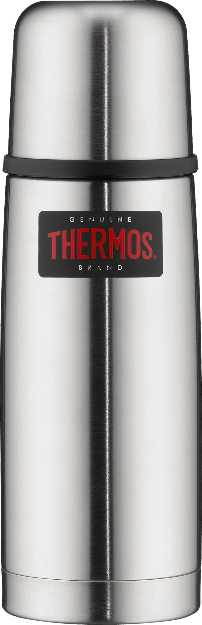 Thermos-Isolierflasche-Light-Compact-0-35-Edelstahl-Mattiert