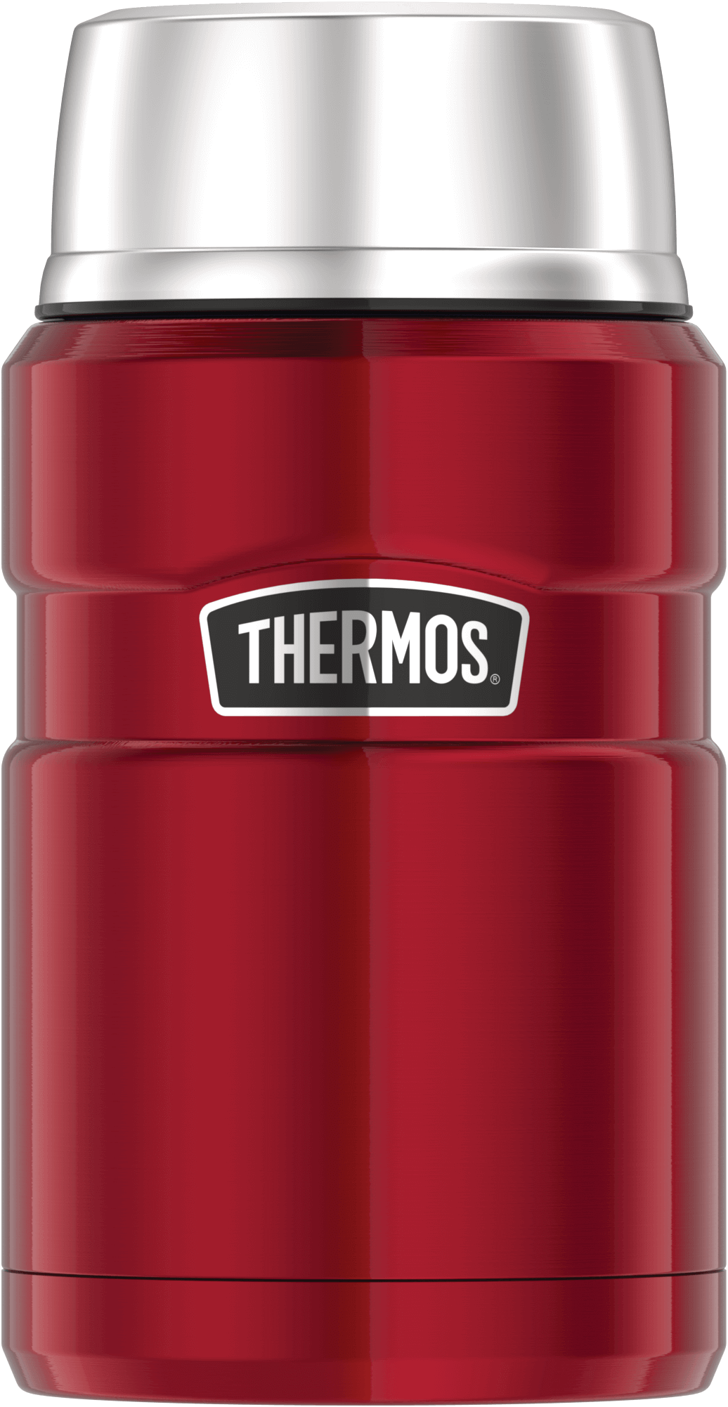 Thermos 8oz Double Insulated Soup Cup w/ Folding Spoon Blue/Red